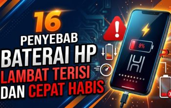 16 Penyebab Baterai HP Lambat Terisi dan Cepat Habis