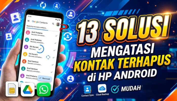 13 Solusi Mengatasi Kontak Terhapus di HP Android
