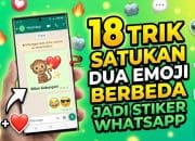 18 Trik Satukan Dua Emoji Berbeda Jadi Stiker WhatsApp