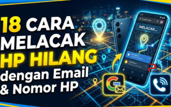 18 Cara Melacak HP Hilang dengan Email dan Nomor HP