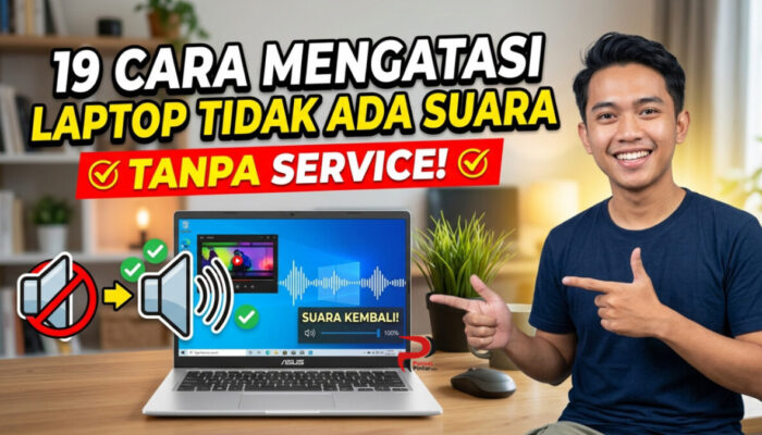 19 Cara Mengatasi Laptop Tidak Ada Suara Tanpa Service