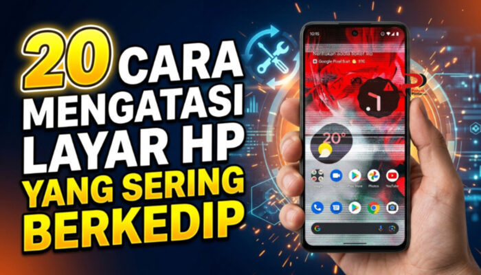 20 Cara Mengatasi Layar HP yang Sering Berkedip