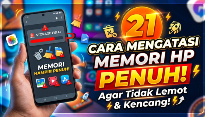 21 Cara Mengatasi Memori HP Penuh Agar Tidak Lemot