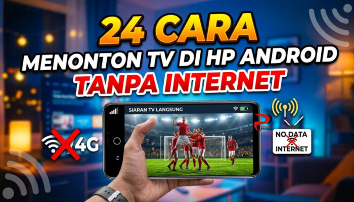 24 Cara Menonton TV di HP Android Tanpa Internet