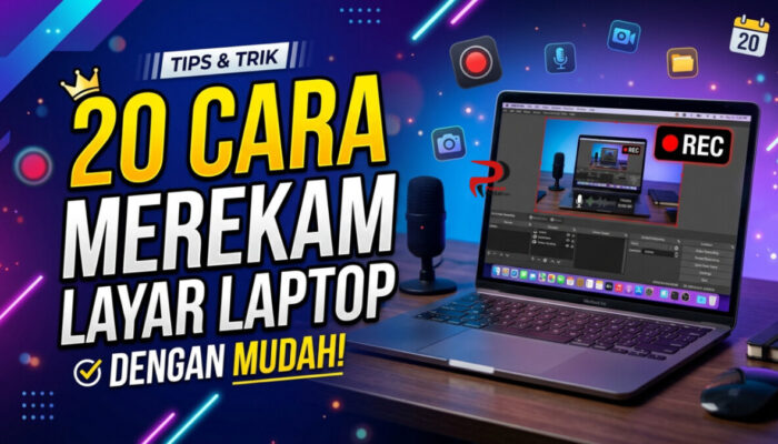20 Cara Merekam Layar Laptop dengan Mudah