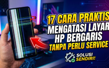 17 Cara Praktis Mengatasi Layar HP Bergaris Tanpa Perlu Service
