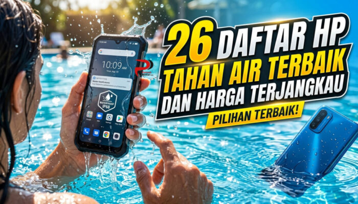 26 Daftar HP Tahan Air Terbaik dan Harga Terjangkau