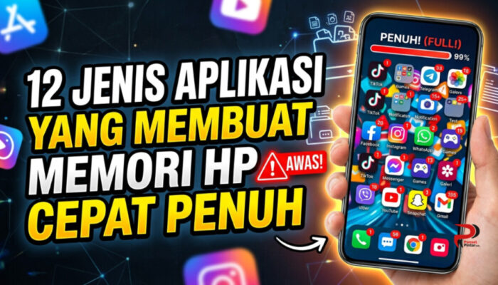12 Jenis Aplikasi yang Membuat Memori HP Cepat Penuh