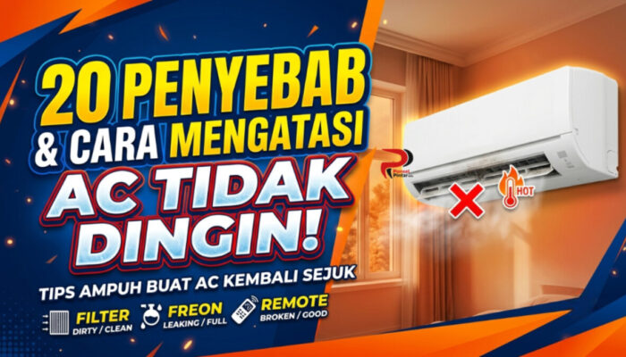 20 Penyebab dan Cara Mengatasi AC yang Tidak Dingin
