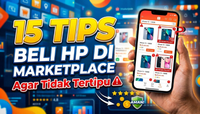 15 Tips Beli HP di Marketplace Agar Tidak Tertipu