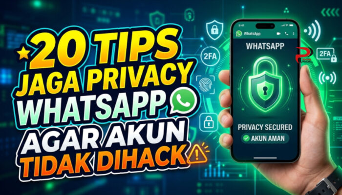 20 Tips Jaga Privasi WhatsApp Agar Akun Tidak Dihack