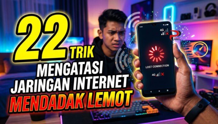 22 Trik Mengatasi Jaringan Internet Mendadak Lemot