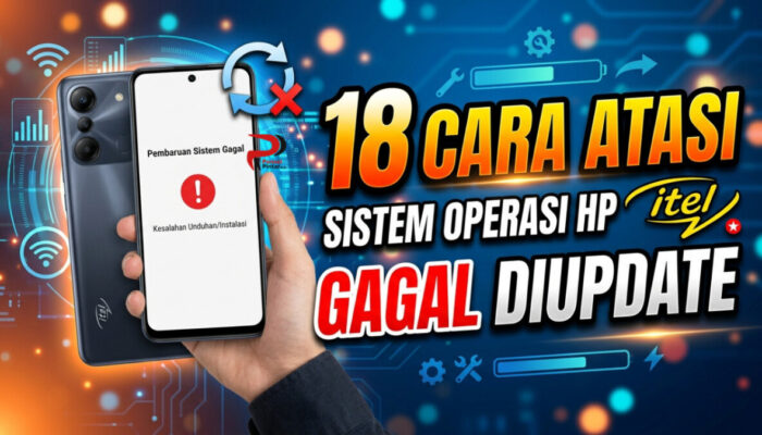 18 Cara Atasi Sistem Operasi HP iTel Gagal Diupdate