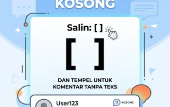 Buat Komentar Kosong [ ]