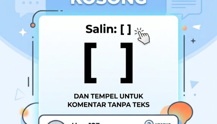 Buat Komentar Kosong [ ]