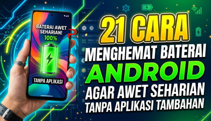 21 Cara Menghemat Baterai Android Agar Awet Seharian Tanpa Aplikasi Tambahan